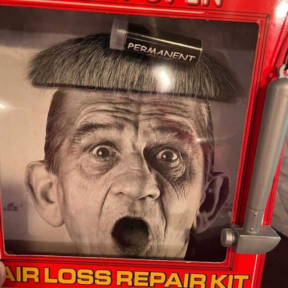 Amscan “In Case Of Emergency” Hair Loss Over The Hill Repair Kit Funny Gag Gift - Picture 5 of 15